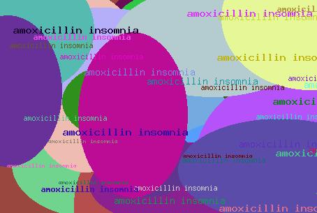 amoxicillin insomnia